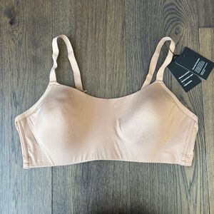 Knix The One & Only Scoop Bra Size XXXL Warm Sand Lightweight Molded Comfort NEW